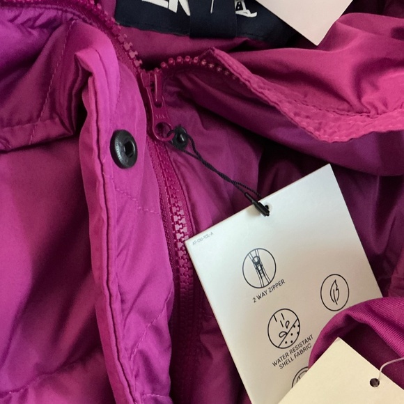 NWT Lands End Women's Winter Down Coat L Fuchsia/Magenta - Picture 5 of 8